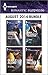 Harlequin Romantic Suspense August 2014 Bundle: Cavanaugh Strong / Deadly Allure / Under the Sheik's Protection / Fatal Fallout (includes: Cavanaugh Justice, #28)