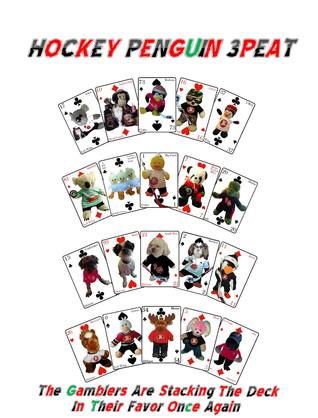 Hockey Penguin 3peat