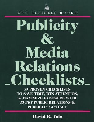 Publicity & Media Relations Checklists