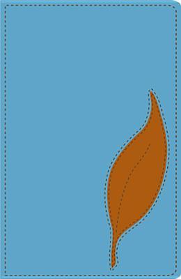 Holy Bible: One Year Bible New Living Translation: Leatherlike, Blue/brown, Slimline (One Year Bible: New Living Translation-2)