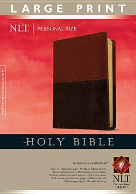 Holy Bible NLT, Personal Size Large Print edition, TuTone