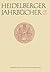 Heidelberger Jahrbücher (Heidelberger Jahrbücher, 41) by Helmuth Kiesel