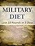 Military Diet - Lose 10 Pounds in 3 Days by John Salar