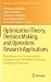 Optimization Theory, Decisi...