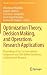 Optimization Theory, Decision Making, and Operations Research... by Athanasios Migdalas