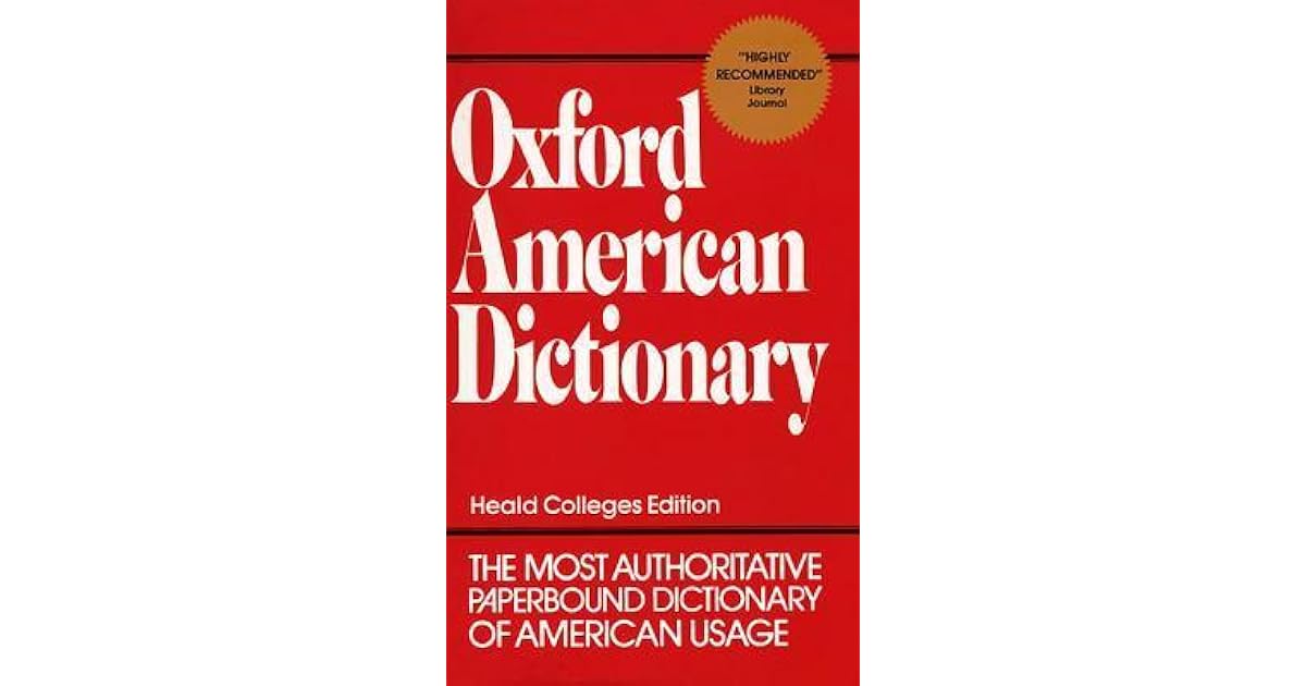 Oxford American Dictionary by Eugene Ehrlich