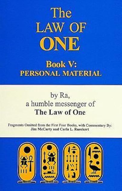 The Law of One Book V: Personal Material