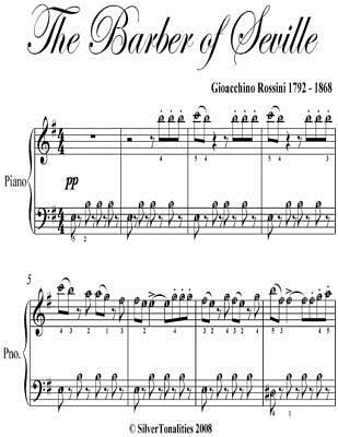 Barber of Seville Easy Piano Sheet Music