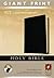 Holy Bible, Giant Print NLT (Imitation Leather, Black, Indexed, Red Letter)