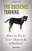 Dog Obedience Training: How to Train Your Dog to be Obedient (Dog Obedience Training)