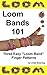 Loom Bands 101 - Three Loom Band Finger Patterns.: How To Make Loom Band Jewelry By Hand... No Loom Needed!