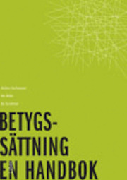 Betygssättning - en handbok