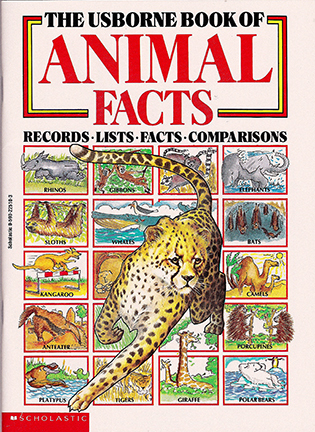 The Usborne Book of Animal Facts (Records, Lists, Facts, Comparisons)