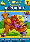School Zone Big Alphabet Workbook: 320 Pages, Preschool, Kindergarten, Beginning Writing, Tracing, ABCs, Alphabetical Order, Upper and Lowercase Letters, Ages 3-5