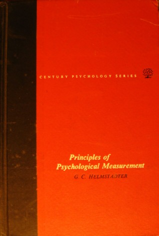 Principles of Psychological Measurement