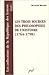 Les trois sources des philosophies de l'histoire (1764 1798)
