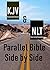 Parallel Bible: KJV and NLT (Best ‎Navigation with side by side view)‎