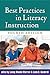 Best Practices in Literacy Instruction