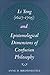 Li Yong (1627-1705) and Epistemological Dimensions of Confucian Philosophy