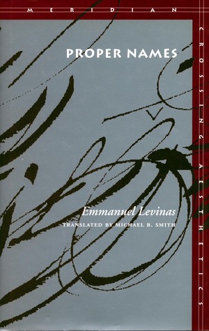 Proper Names (Meridian: Crossing Aesthetics)