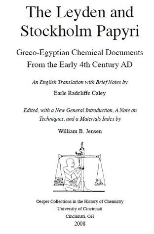 The Leiden and Stockholm Papyri