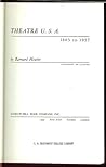 Theatre U.S.A., 1665 to 1957 Theatre U.S.A., 1665 to 1957