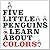 Five Little Penguins Learn About Colors