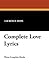 Complete Love Lyrics