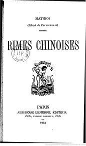 Rimes chinoises
