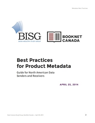 Best Practices for Product Metadata