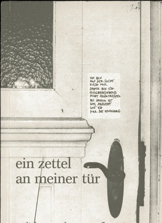 Ein Zettel an meiner Tür: Gedichte von Hans-Curt Flemming (Paperback)