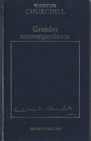 Portada de Grandes contemporáneos, de Winston S. Churchill