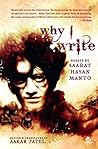 Book cover for Why I Write: Essays by Saadat Hasan Manto
