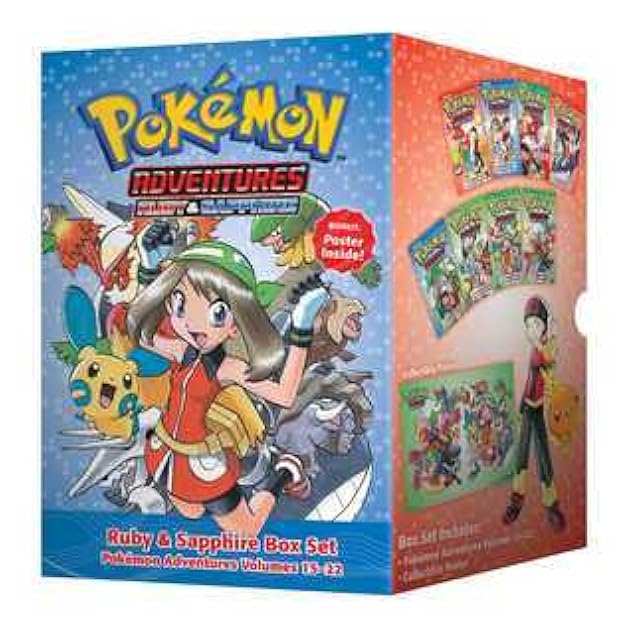 Pokémon Adventures Ruby & Sapphire Box Set: Includes Volumes 15-22 (Pokémon Manga Box Sets)