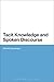 Tacit Knowledge and Spoken Discourse