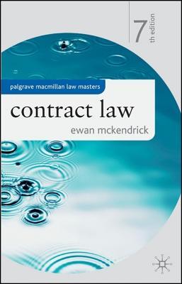 Contract Law (Palgrave Macmillan Law Masters)