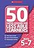 50 Maths Lessons for Less Able Learners Ages 5-7 by Louise Carruthers