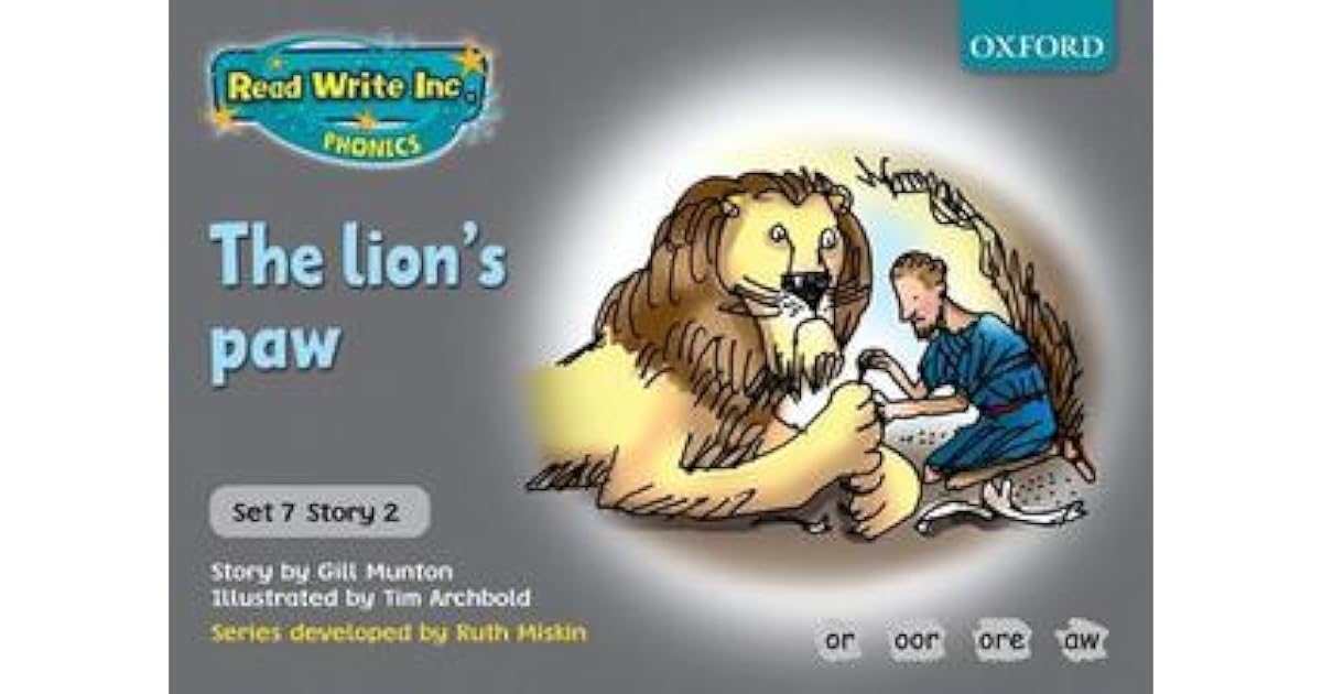 Read Write Inc. Phonics Grey Set 7 Storybooks The Lion's Paw by Gill