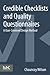 Credible Checklists and Quality Questionnaires: A User-Centered Design Method