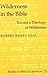 Wilderness in the Bible: Toward a Theology of Wilderness (Studies in Biblical Literature)