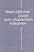 West-östlicher Divan zum utopischen Kakanien by Annette Daigger