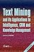 Text Mining and its Applications to Intelligence, CRM and Knowledge Management (Advances in Management Information)
