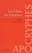 Les Odes de Salomon (Apocryphes)