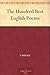 The Hundred Best English Poems by Adam Luke Gowans