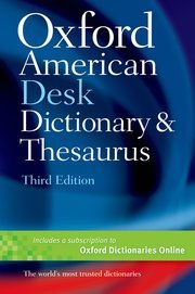 Concise Oxford American Thesaurus