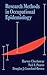 Research Methods in Occupational Epidemiology