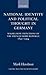 National Identity and Political Thought in Germany by Mark Hewitson