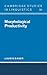 Morphological Productivity. Cambridge Studies in Linguistics