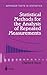 Statistical Methods for the Analysis of Repeated Measurements