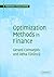 Optimization Methods in Finance